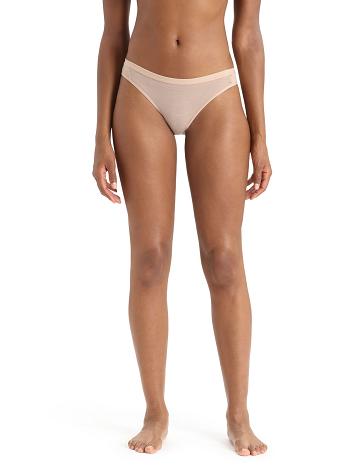 Praline Women's Icebreaker Merino Siren Bikini Briefs Underwear | USA 1719DFMN